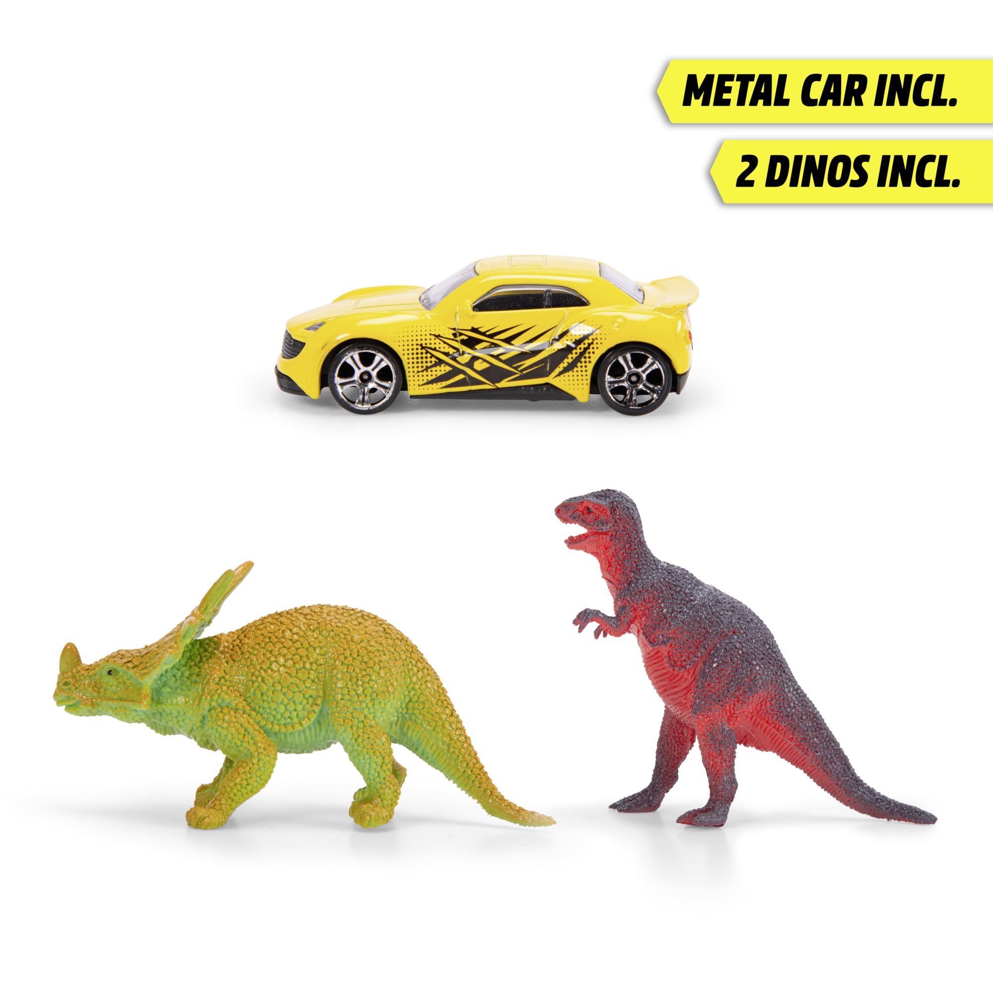 Dickie Skull Vulcano Track Set – Abenteuer-Rennbahn mit Licht, Sound & Dino-Zubehör 203336000