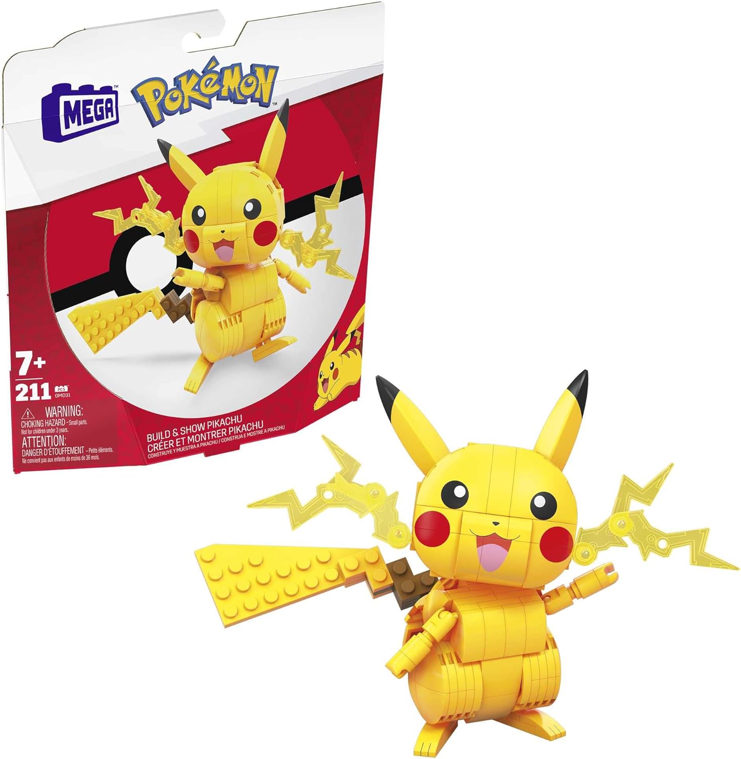 MEGA Pokemon Pikachu Bauset GMD31 MEGA, Pokemon, Pikachu, Bauset, GMD31
