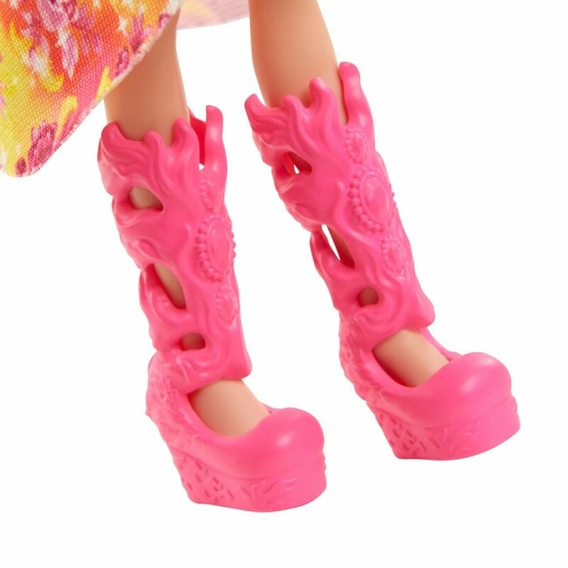 Enchantimals Royals Phoenix Puppe mit Phoenix-Vogelfreund und königlichem Outfit