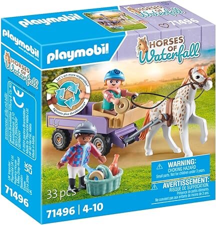PLAYMOBIL, 71496, Ponykutsche, Person, Helm, Baby