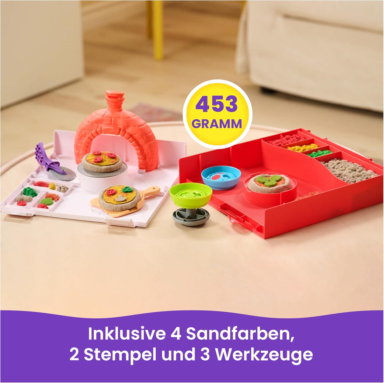 KNS Kinetic Sand - Squish Pizza