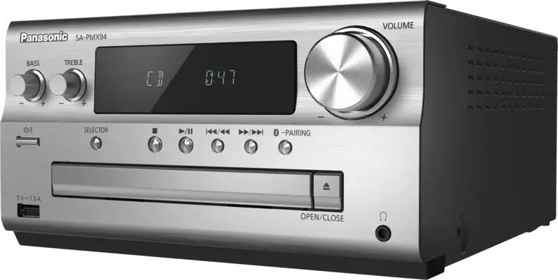 Panasonic SC-PMX94EG Micro-Stereo-System Silebr