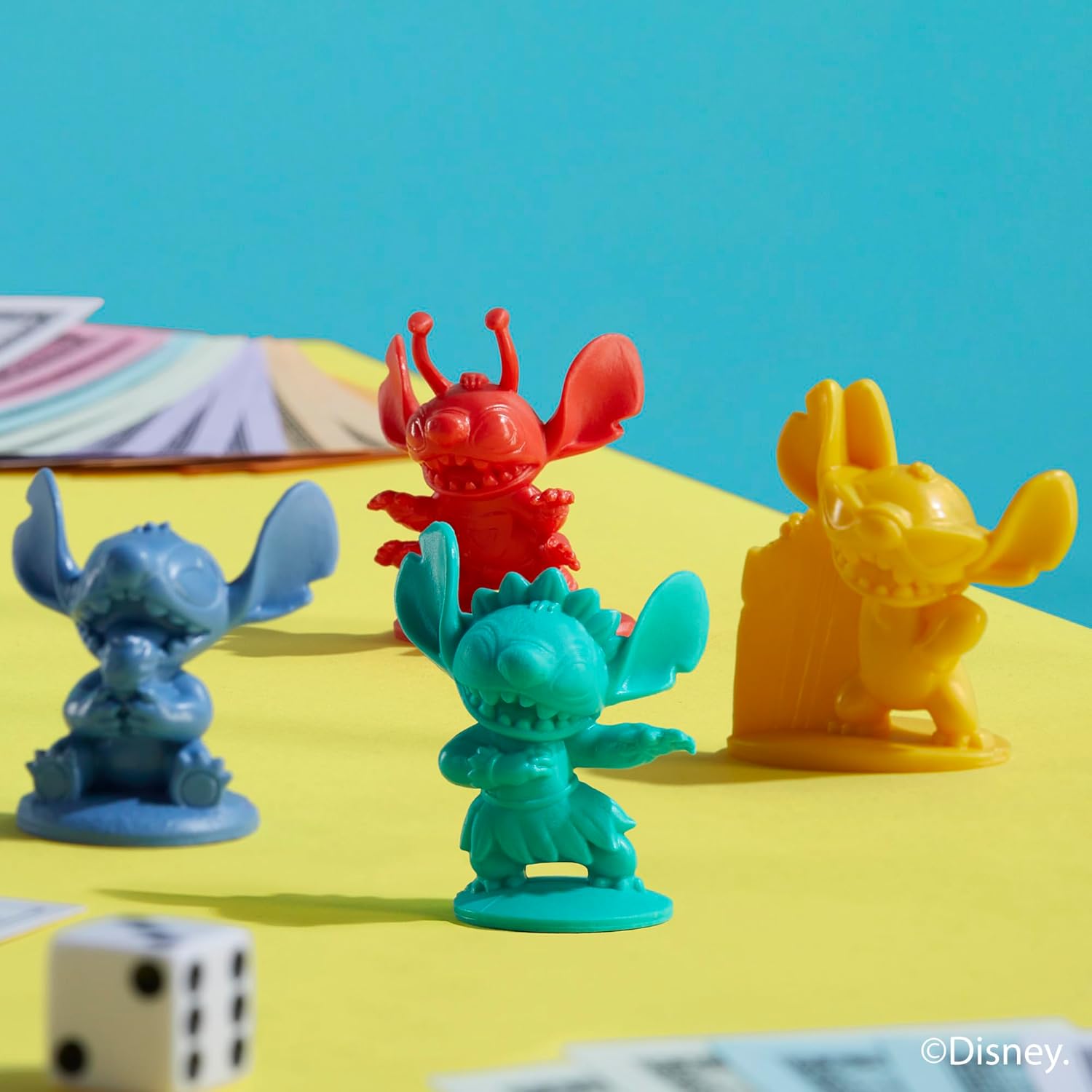 Monopoly Disney Stitch Edition Brettspiel in deutscher Sprache mit Spielfiguren und thematischem Spielplan