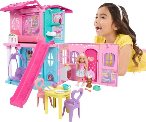Barbie® Chelsea Pop-up-Puppenhaus mit Puppe