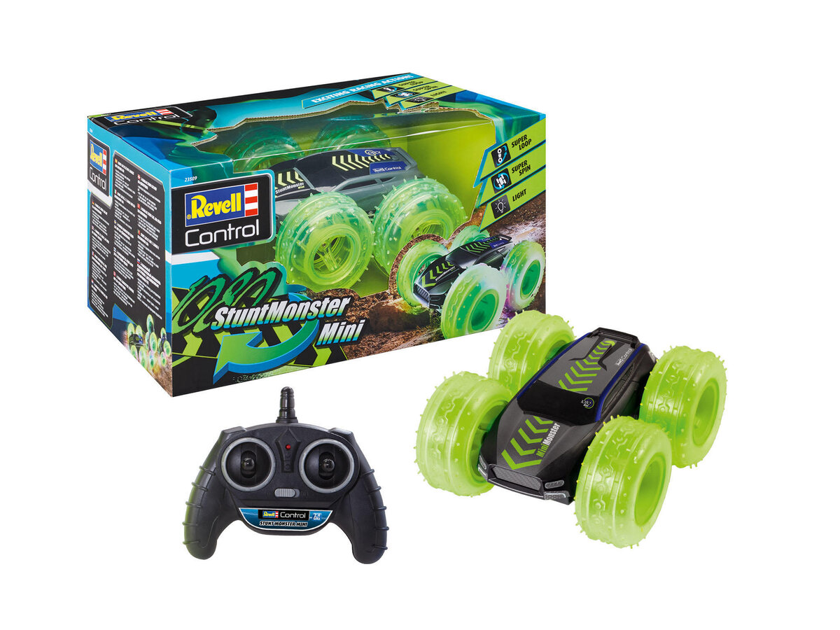 Revell_23509_RC_Stunt_Car_\"1080_Stunt_Monster_Mini\"_Revell_Control_Ferngesteuertes_Auto, Maschine, Rad