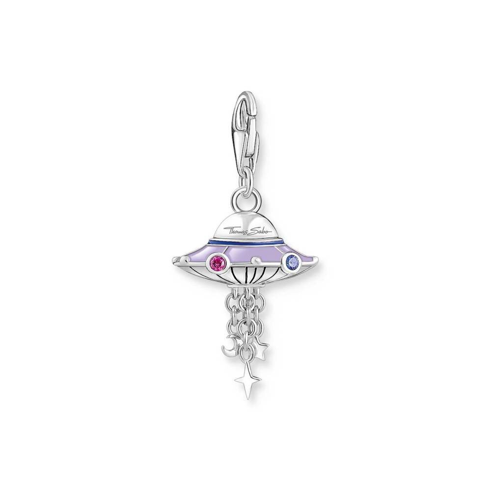 Thomas Sabo Anhänger, Charm, UFO M Buntem Stein 2045-691-7 Thomas, Sabo, Anhänger, Charm, UFO, M, Buntem, Stein, 2045-691-7, Zubehor, Anhänger, Ohrring, Schmuck, Halskette
