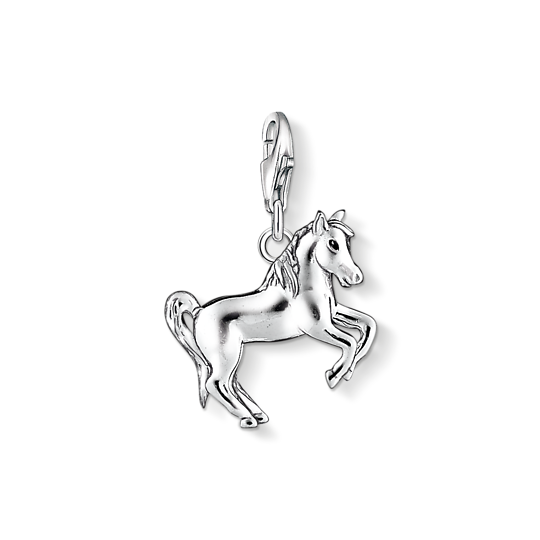 Thomas Sabo Anhänger Charm-Club Pferd 925 Sterling Silber Kaltemail Blank 1074-007-12 Thomas, Sabo, Anhänger, Charm-Club, Pferd, 925, Sterling, Silber, Kaltemail, Blank, 1074-007-12, Person