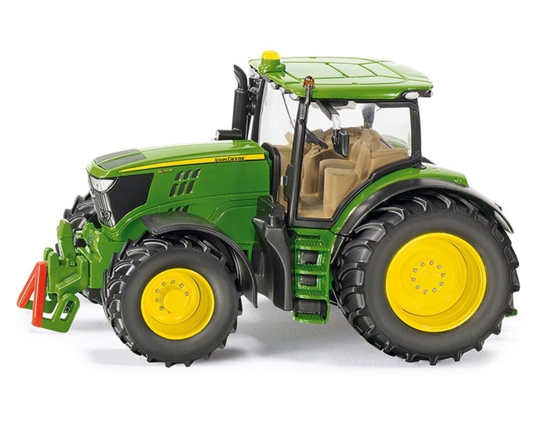 Siku_John_Deere_6210R, Traktor, Transport, Fahrzeug, Maschine, Rad