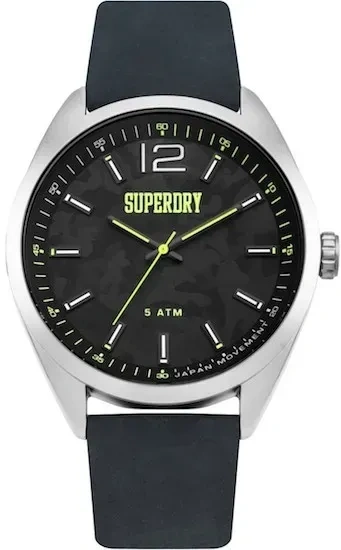 Superdry SYG209B „Navigator Pop“ - Herren-Analoguhr, 45 mm, Schwarz Superdry SYG209B „Navigator Pop“ - Herren-Analoguhr, 45 mm, Schwarz
