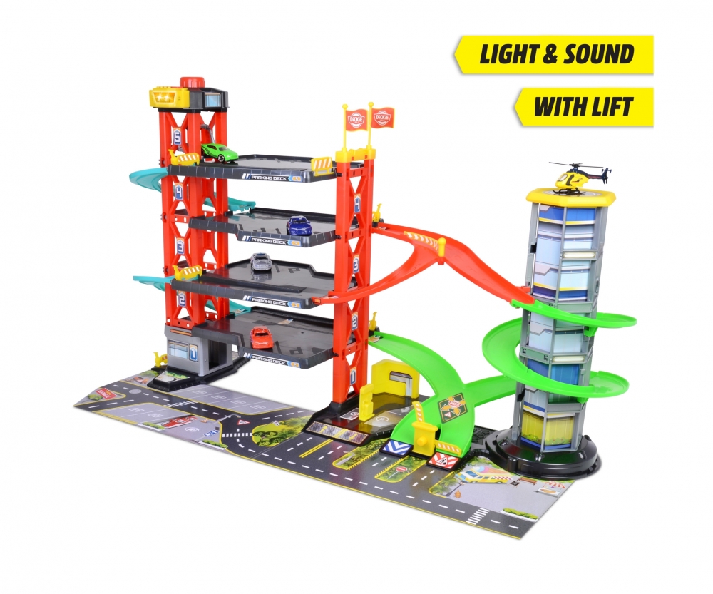 Dickie Toys Parkgarage 10005190 Spielbereich, Spielzeug