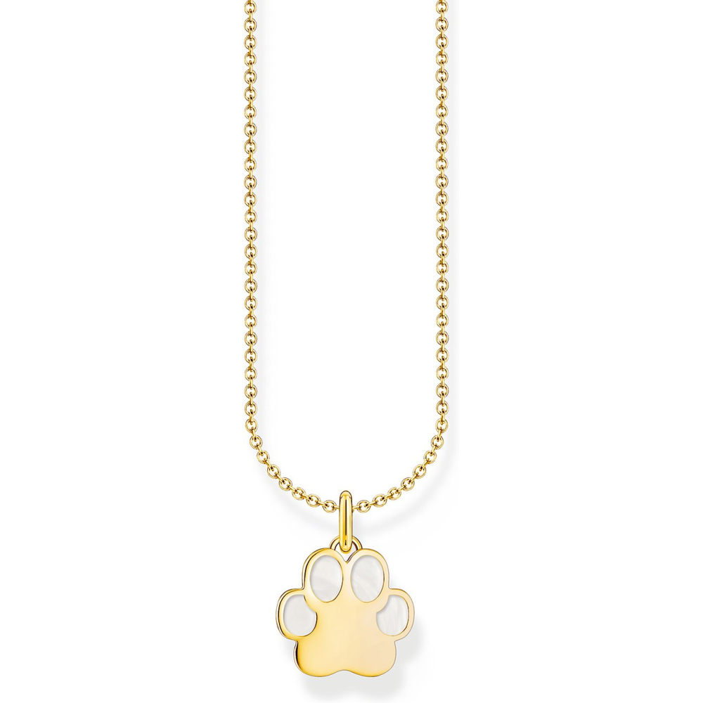 Thomas Sabo Kette Mit Anhänger Pfoten Länge 45 Cm Weiß Vergoldet KE2266-427-14-L45V Thomas, Sabo, Kette, Mit, Anhänger, Pfoten, Länge, 45, Cm, Weiß, Vergoldet, KE2266-427-14-L45V