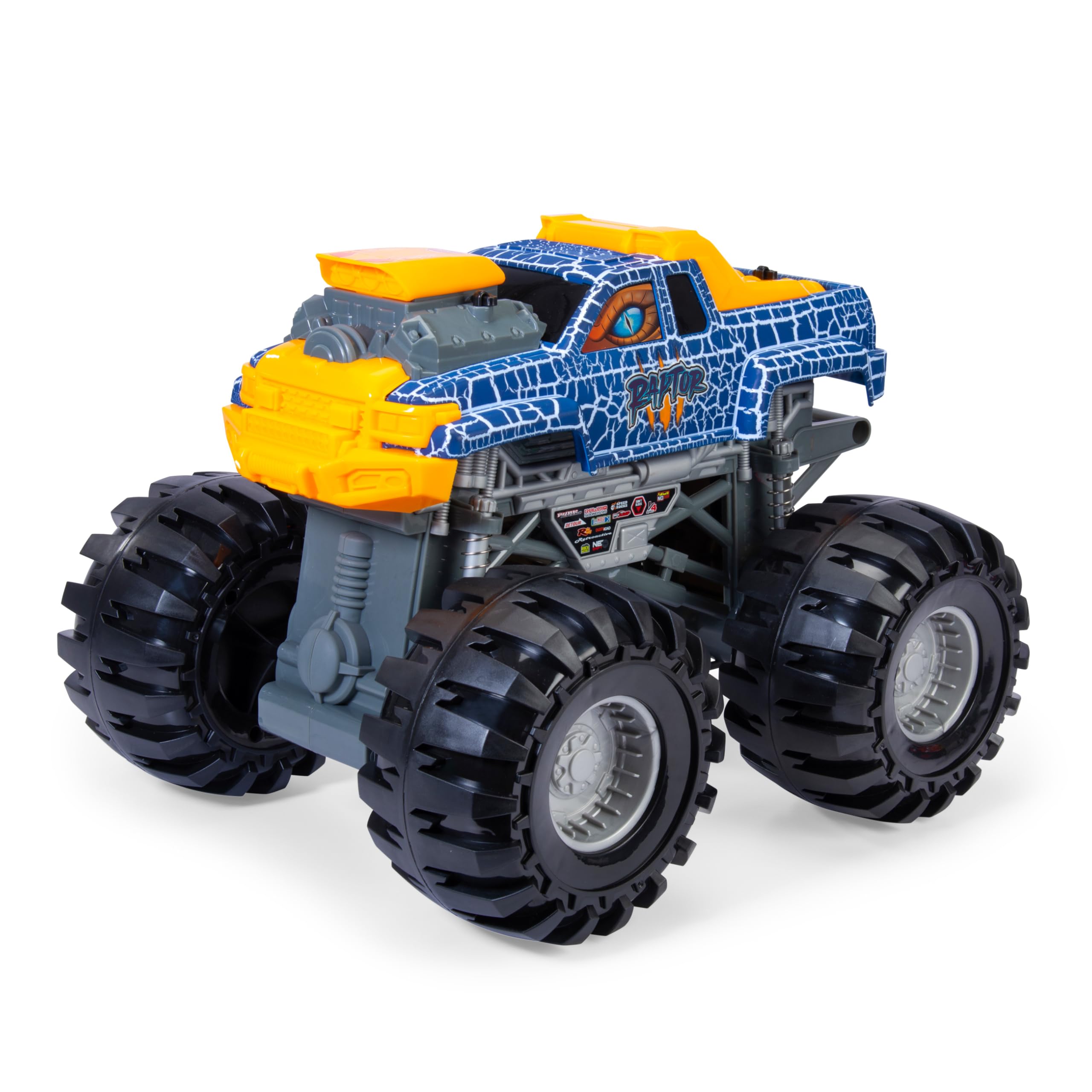 Dickie Monster Raptor Truck – Dino-Monstertruck mit Freilauf & Federung 203757007