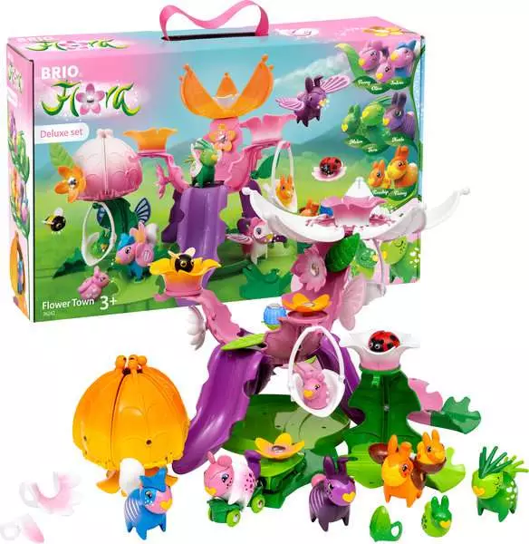 BRIO Flora - 36242 Blumenstadt Deluxe Set | Spielset für endlosen fantasievollen Spielspaß für Mädchen und Jungen ab 3 BRIO Flora - 36242 Blumenstadt Deluxe Set | Spielset für endlosen fantasievollen Spielspaß für Mädchen und Jungen ab 3