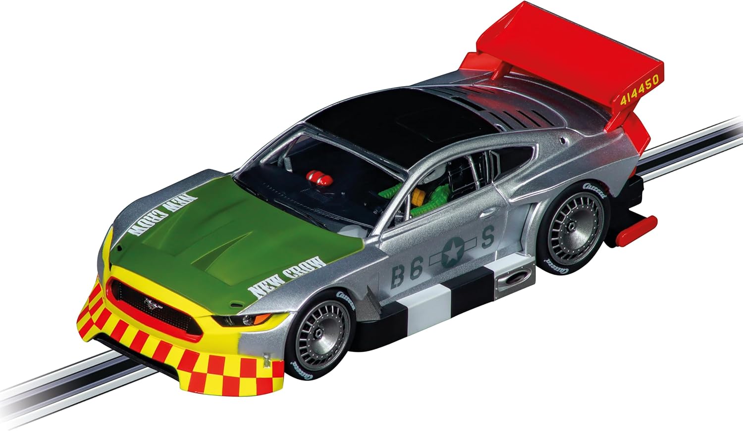 Carrera Ford Mustang GTY "New Crow" mit Lichtfunktionen im Maßstab 1:32 20032066 Carrera, Ford, Mustang, GTY, "New, Crow", mit, Lichtfunktionen, im, Maßstab, 1:32, 20032066, Rad, Leichtmetallfelge, Speiche, Coupe, Sportwagen
