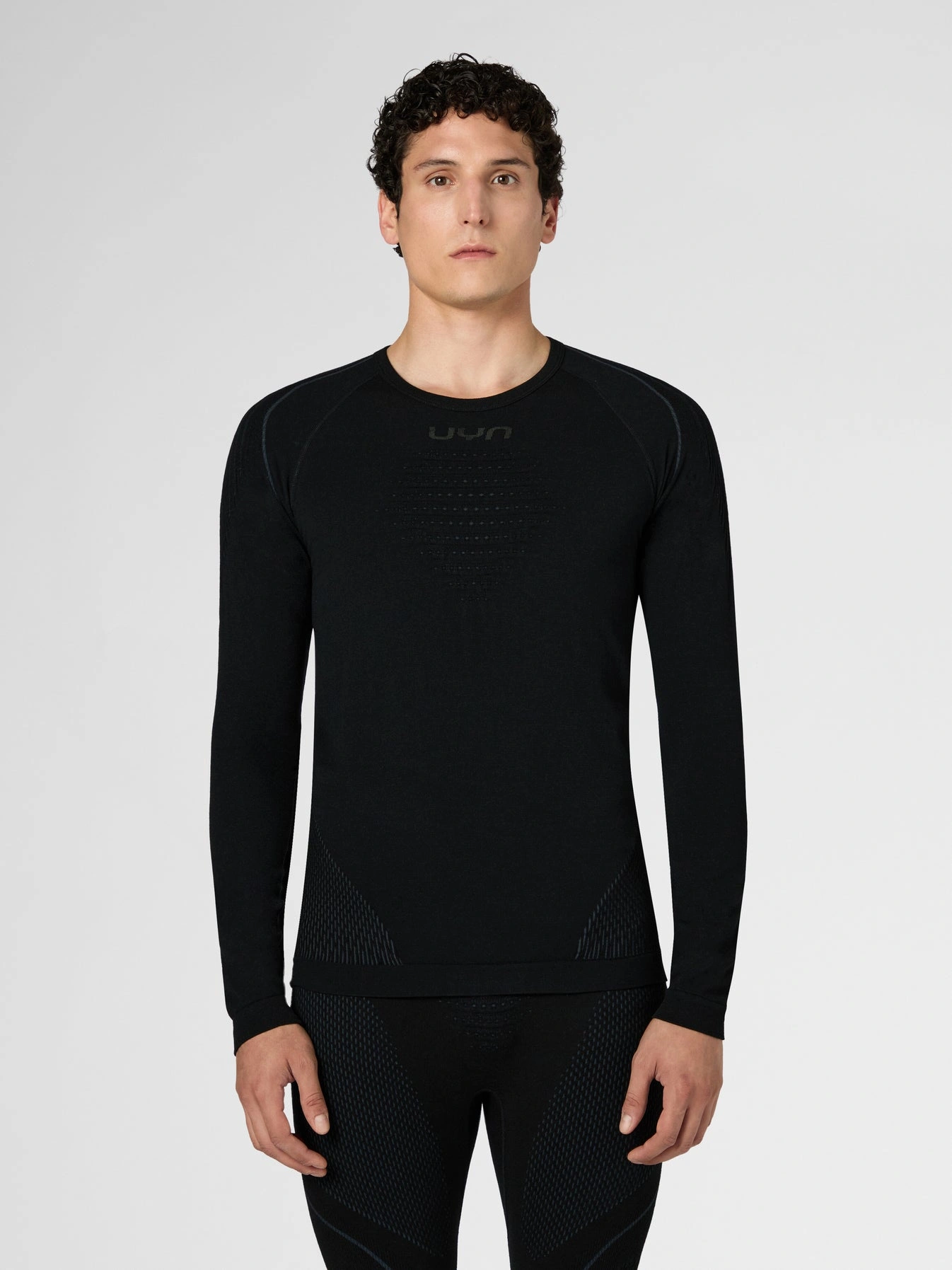 UYN Herren Evolutyon Biotech Underwear Shirt Long Sleeve U100414B000 - Schwarz GR. L/XL