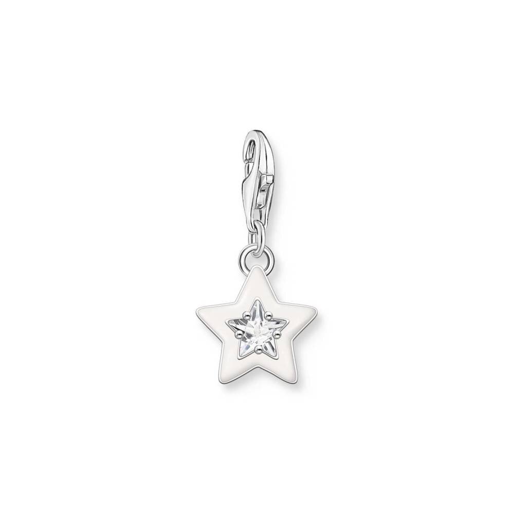 Thomas Sabo Anhänger Charm-Club Stern M Weißem Stein 2044-041-14 Thomas, Sabo, Anhänger, Charm-Club, Stern, M, Weißem, Stein, 2044-041-14, Zubehor