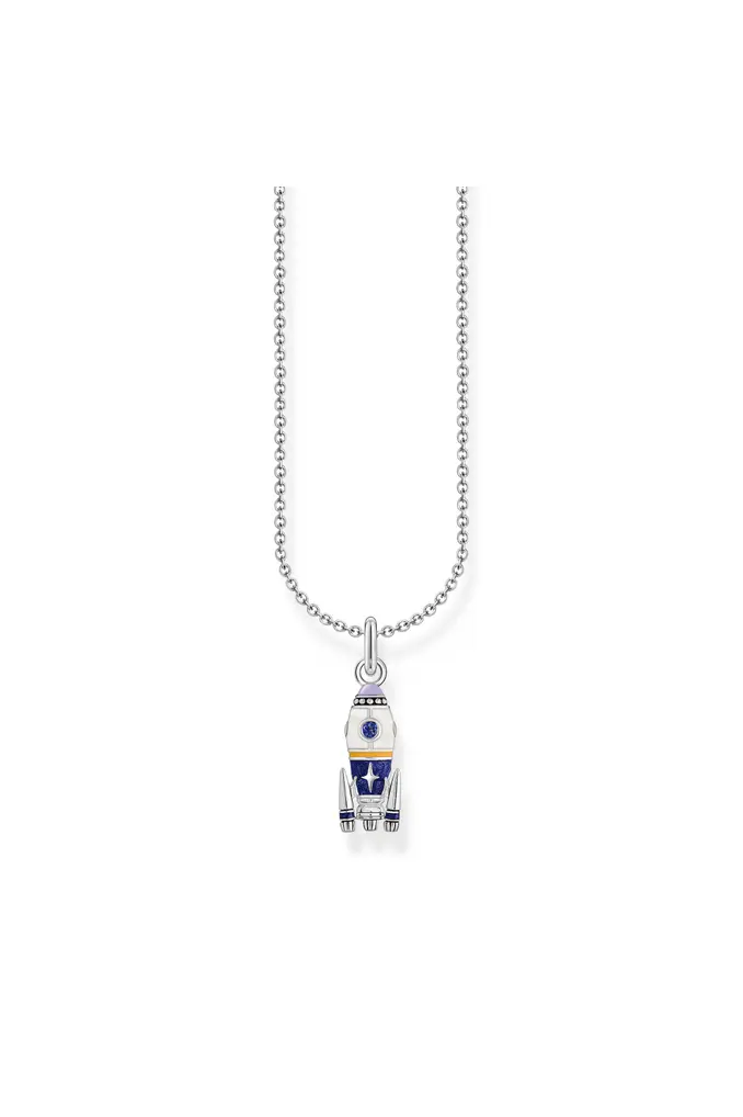 Thomas Sabo Kette Mit Anhänger Rakete Länge 45 Cm Silber KE2225 347 7 Thomas Sabo Kette Mit Anhänger Rakete Länge 45 Cm Silber KE2225 347 7 L45V