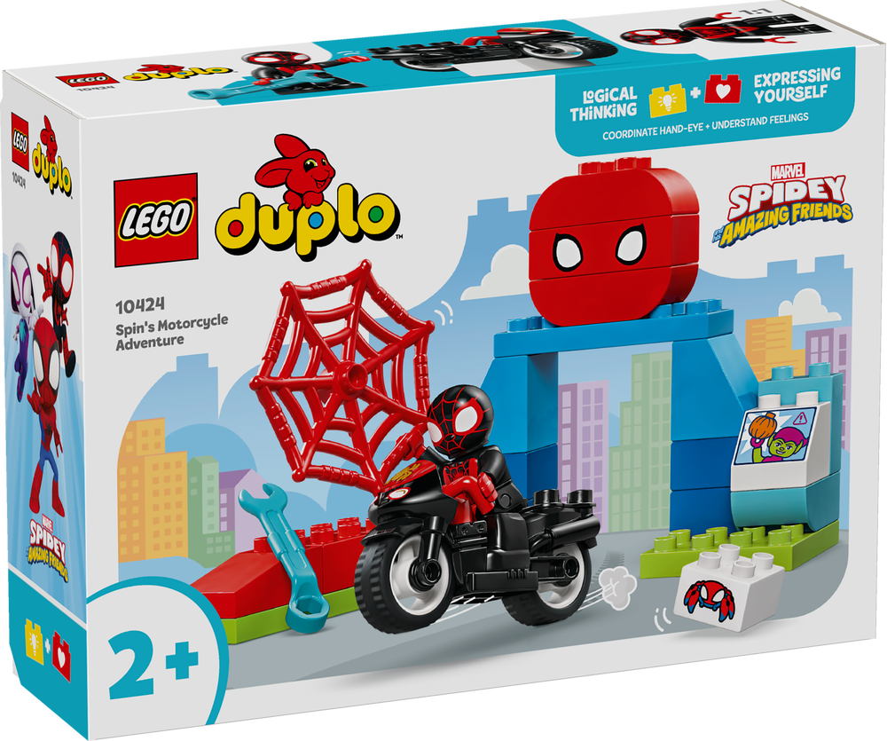 LEGO_10424_DUPLO_Marvel_Spins_Motorrad-Abenteuer, Spielzeug