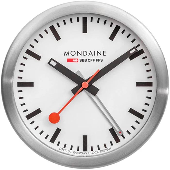 Mondaine Clocks Aluminium Wiße A997.MCAL.16SBB.1 Mondaine, Clocks, Aluminium, Wiße, A997.MCAL.16SBB.1