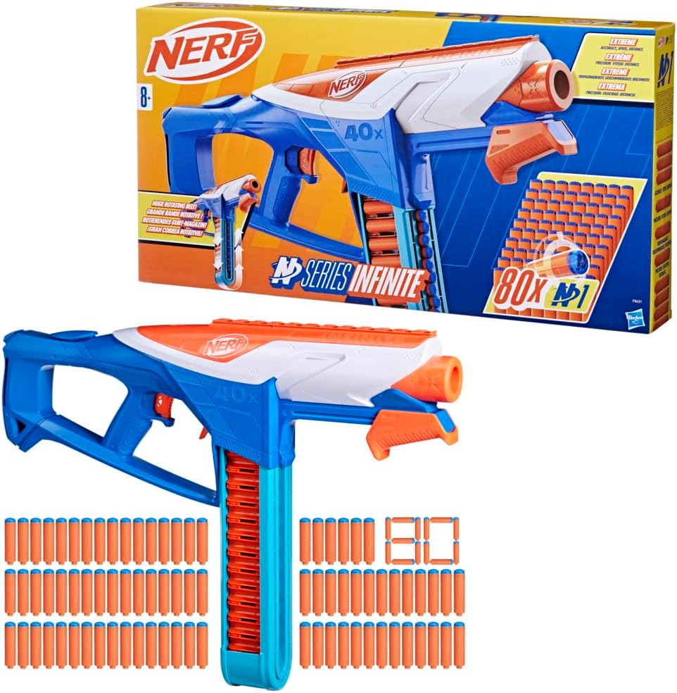 Nerf N Series Infinite Blaster und 80 N1 Darts