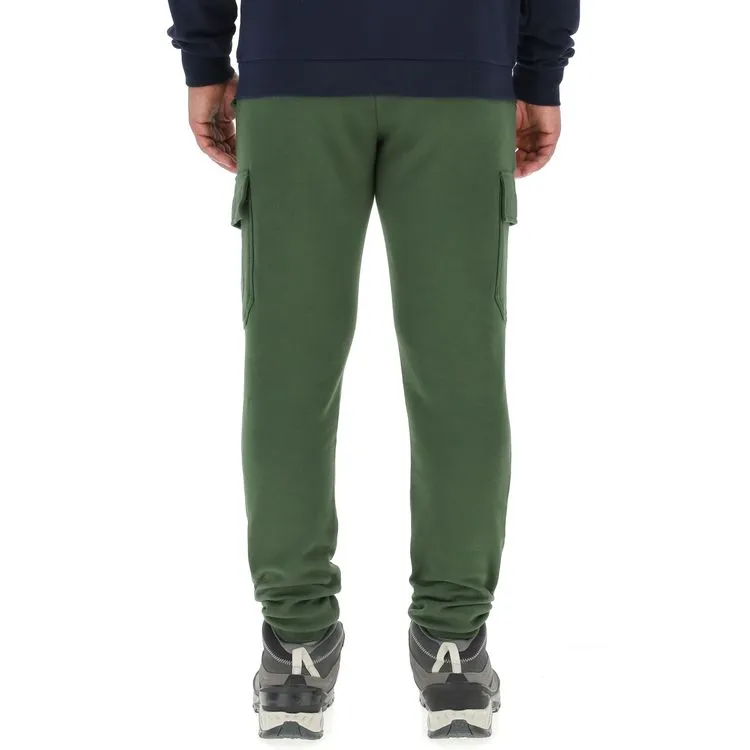 JEEP Herren Cargo-Jogginghose O102896DG - Dunkelgrün mit Jeep-Star-Print und Cargotaschen GR. XXL