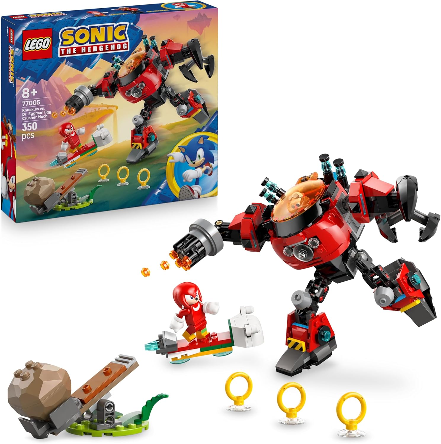 LEGO® Sonic the Hedgehog 77005 Knuckles vs. Dr. Eggmans Egg Crusher Mech LEGO® Sonic the Hedgehog 77005 Knuckles vs. Dr. Eggmans Egg Crusher Mech