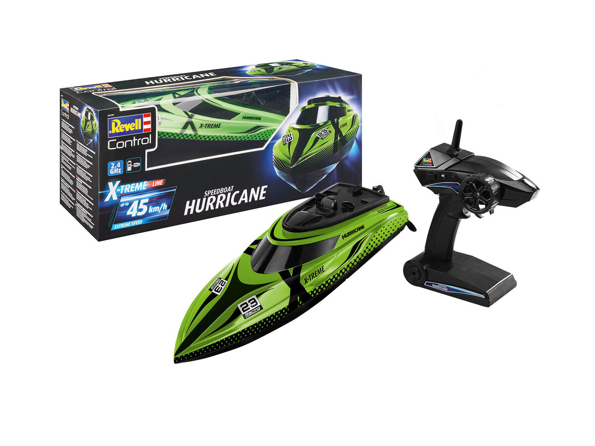 Revell_24139_RC_X-TREME_Speedboat_\"Hurricane\"_Revell_Control_Ferngesteuertes_Boot, Wasser, Freizeitaktivitäten, Sport, Wassersport, Spielzeug