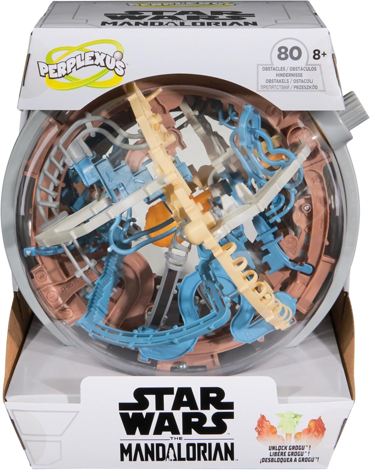 Star Wars The Mandalorian Grogu Spielfigur von Spin Master mit Zubehör Spin Master Star Wars The Mandalorian Grogu (Baby Yoda) Bewegliche Spielfigur mit Zubehör
