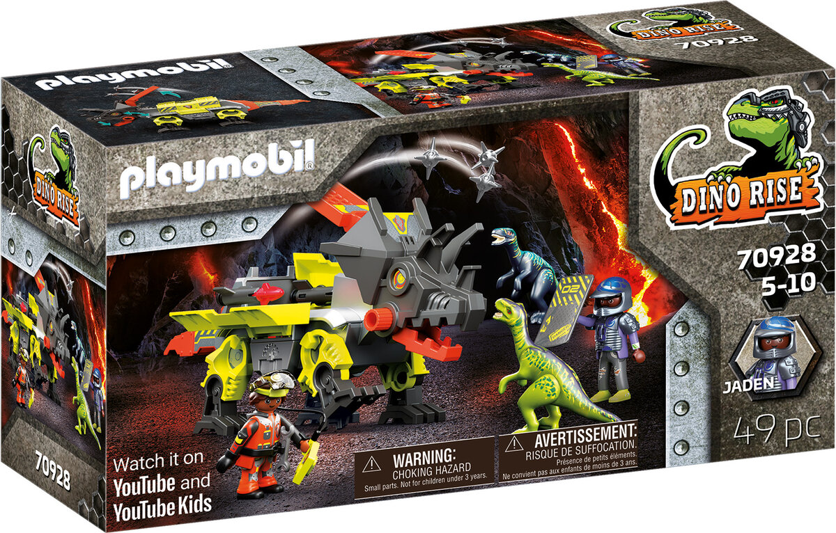 PLAYMOBIL, 70928, Robo-Dino, Kampfmaschine, Spielzeug, Tier, Dinosaurier, Reptil, Person