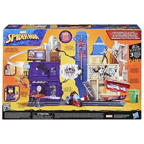 MARVEL Spiderman 10 Cm Venomversus Web City Showdown