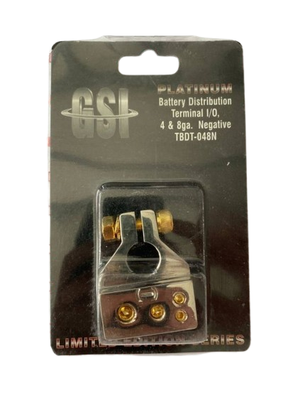 GSI TBDT048N, Batterie-Klemme, Minus, 2X für Kabel - bis 10mm², 1x bis 25mm² - bis 50mm²