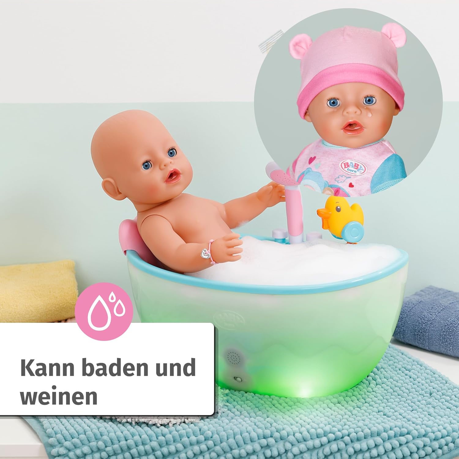 Puppe, Spielzeug, Baden, Baby, Person