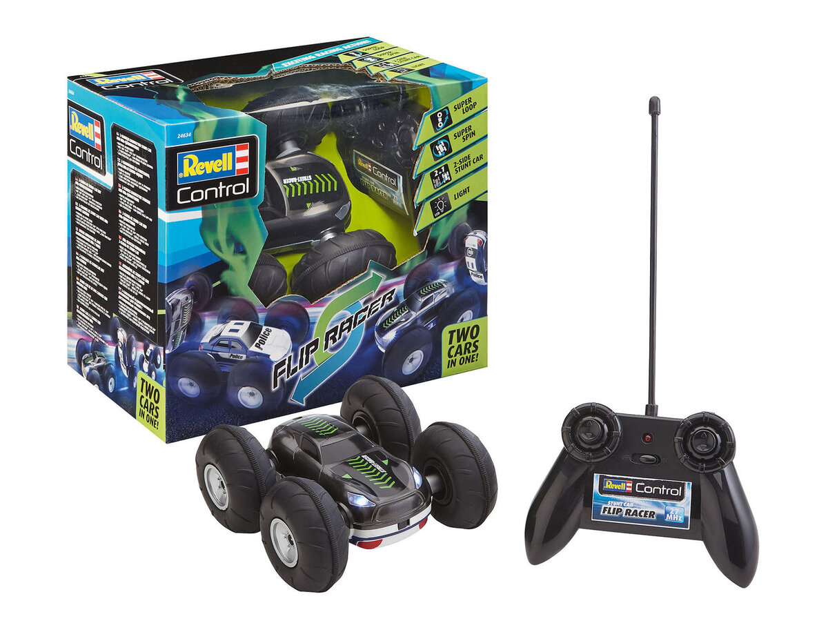 Revell, 24634, RC, Stunt, Car, \Flip, Racer\", Revell, Control, Ferngesteuertes, Auto, Maschine, Rad"""