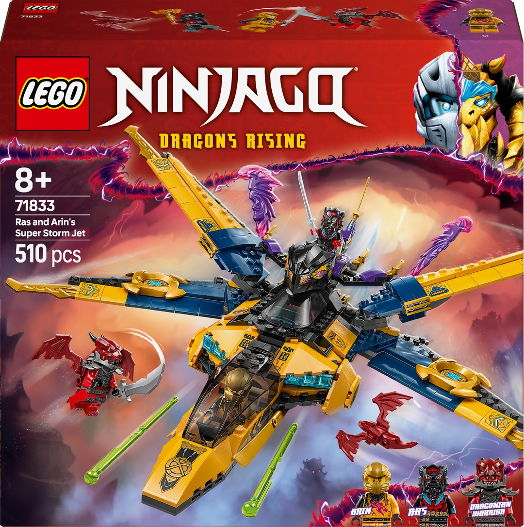LEGO® NINJAGO® 71833 Ras und Arins Super-Sturmflieger