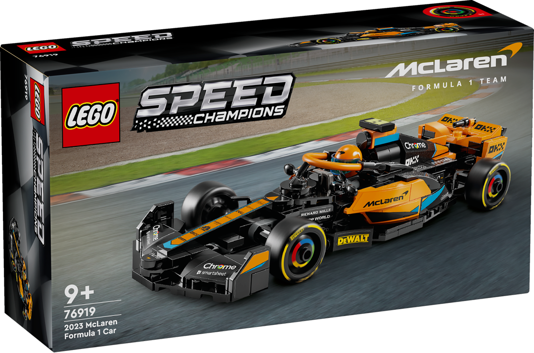 LEGO_76919_Speed_Champions_McLaren_Formel-1_Rennwagen_2023, Auto, Formel Eins, Rennwagen, Fahrzeug, Rad