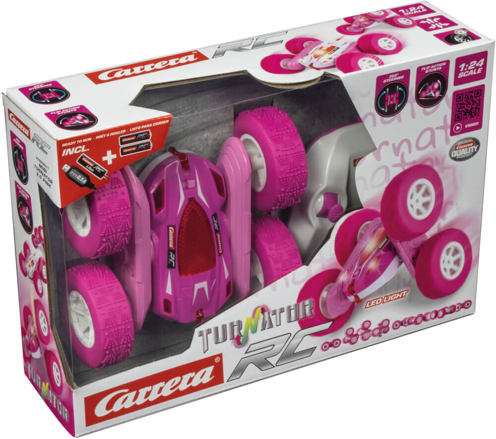 Carrera Mini Turnator Pink RC 2,4 GHz 370240011 Maschine, Rad, Klebeband, Erste, Hilfe