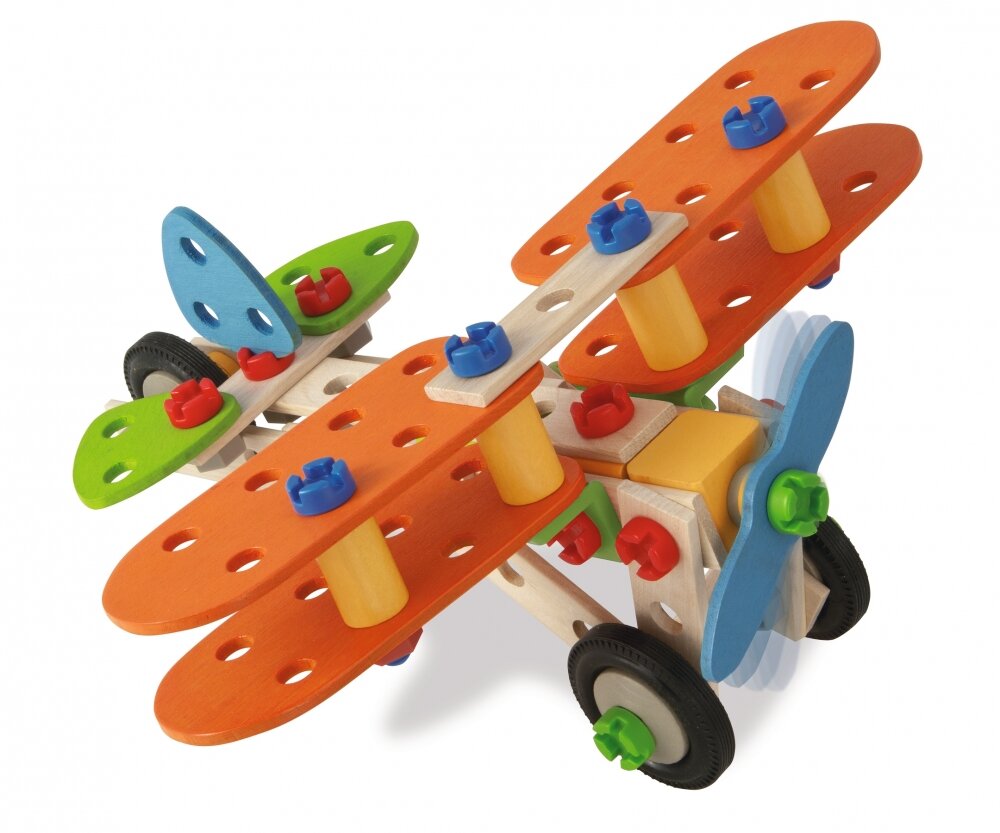 Eichhorn, Constructor, Doppeldecker, 100039031, Spielzeug, Maschine, Rad