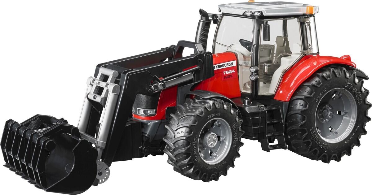 Bruder 03047 Massey Ferguson 7600 mit Frontlader Traktor, Transport, Fahrzeug, Bulldozer, Maschine, Traktor, Transport, Fahrzeug, Bulldozer, Maschine, Traktor, Transport, Fahrzeug, Bulldozer, Maschine