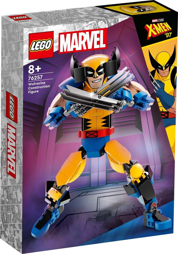LEGO_76257_Marvel_Avengers_-_Wolverine_Baufigur, Spielzeug, Person, Buch, Comics, Veröffentlichung