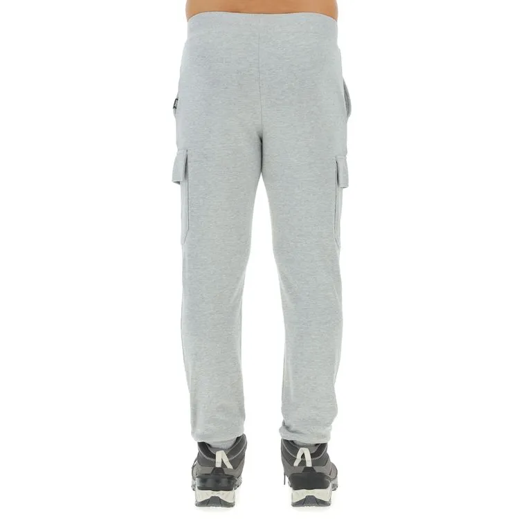 JEEP Herren Cargo-Jogginghose O102896GR - Graue Hose mit Jeep-Star-Print und Cargotaschen GR. XXL