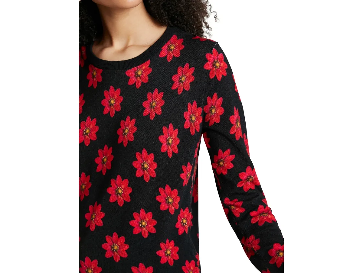 Desigual Damen Pullover „Nicaragua“ - Schwarz mit roten Punkten 21WWJF823001 GR. M