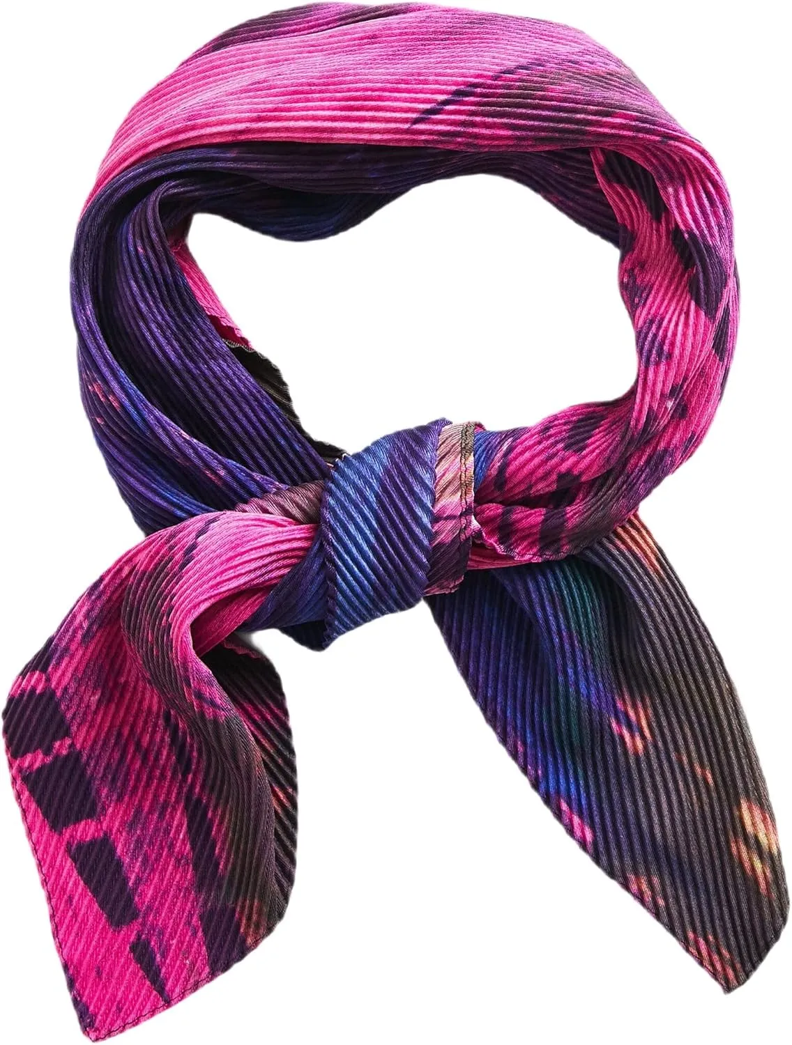 Desigual Damen Schal „Tie Dye Firkantet“ - Rot 22SAWA333016U