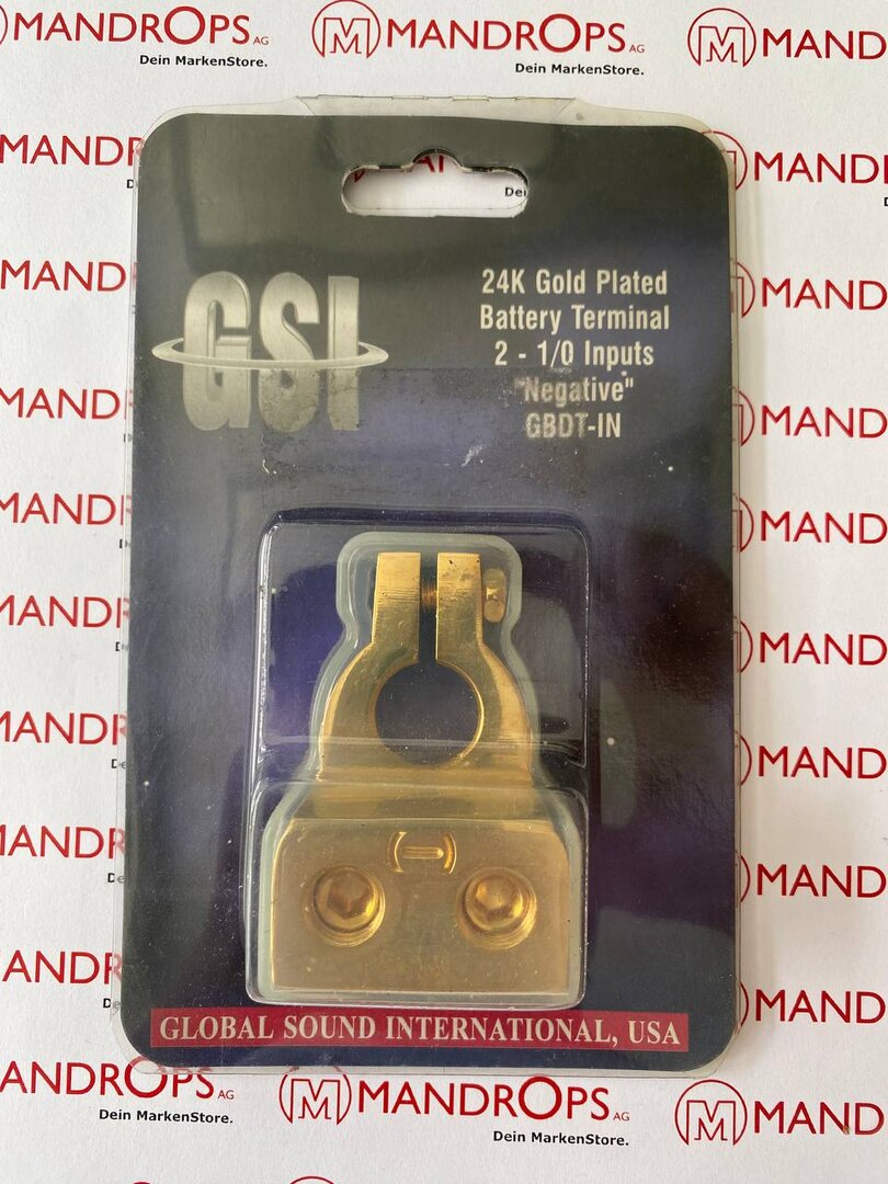 GSI, GBDT1N, Batterie-Klemme, Minus, Negative, 2X, für, Kabel, bis, 50mm²