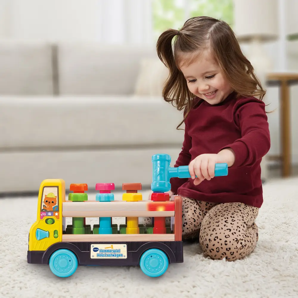 VTech Hammerspiel Holz-Lastwagen