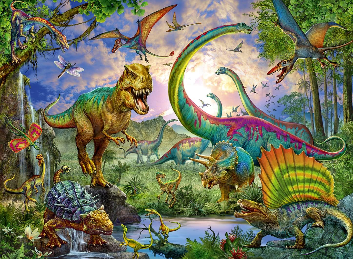 Ravensburger 12718 Puzzle Im Reich der Giganten 200 Teile XXL Ravensburger 12718 Puzzle Im Reich der Giganten 200 Teile XXL