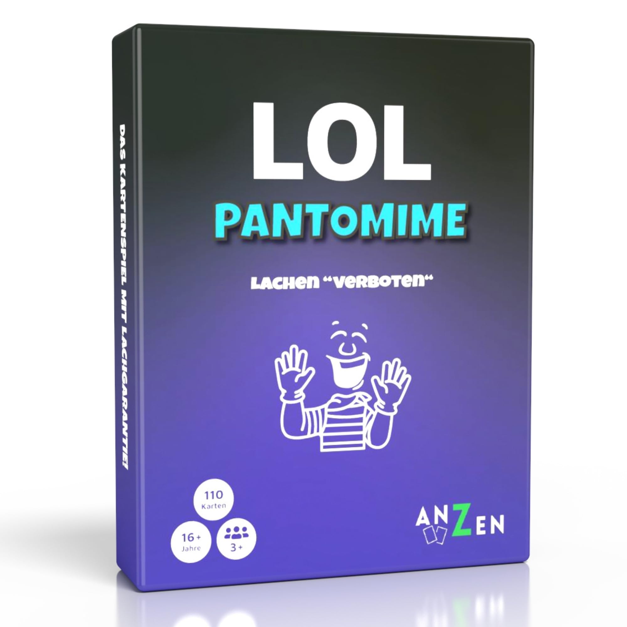 ANZEN LOL PANTOMIME Lachen "verboten" DE ANZEN, LOL, PANTOMIME, Lachen, "verboten", DE