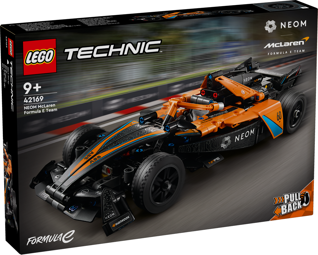 LEGO_42169_NEOM_McLaren_Formula_E_Race_Car, Auto, Formel Eins, Rennwagen, Fahrzeug, Rad