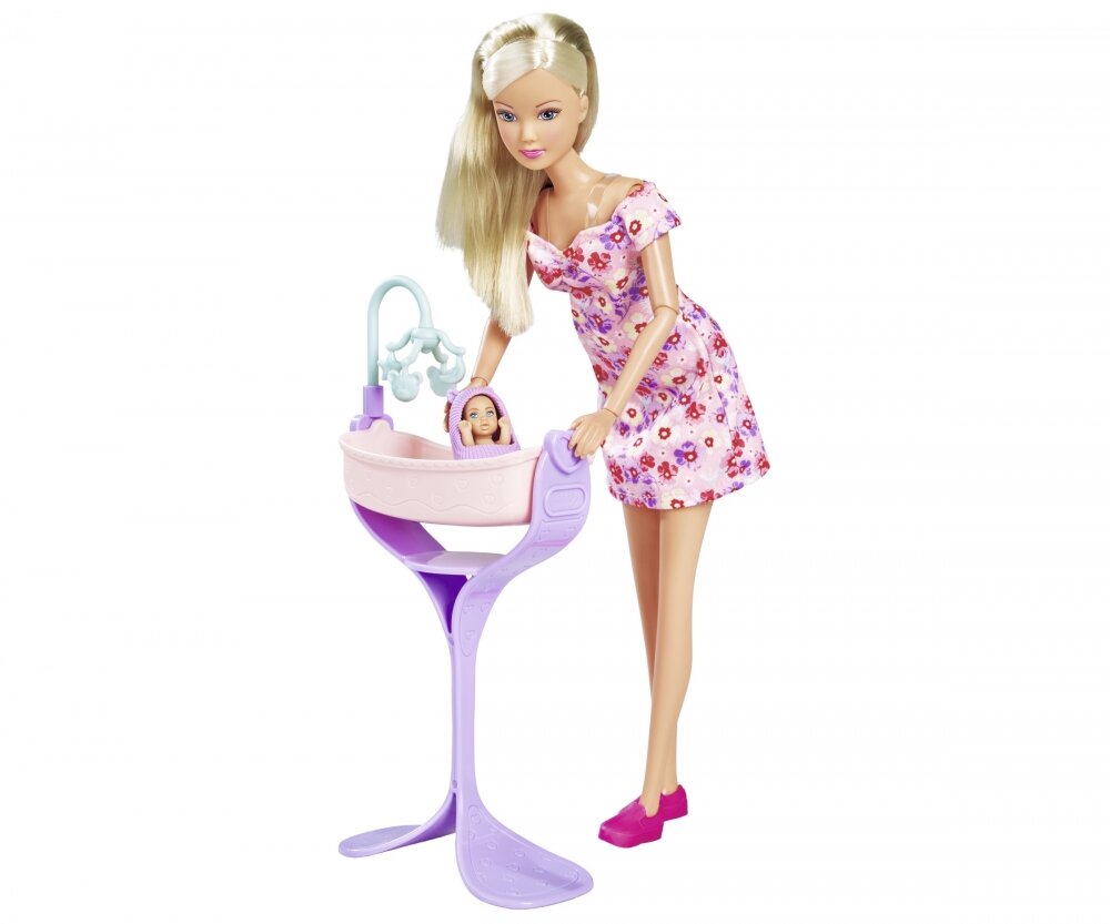 Steffi_LOVE_Hello_Baby_105733680, Figur, Puppe, Spielzeug, Barbie, Gesicht