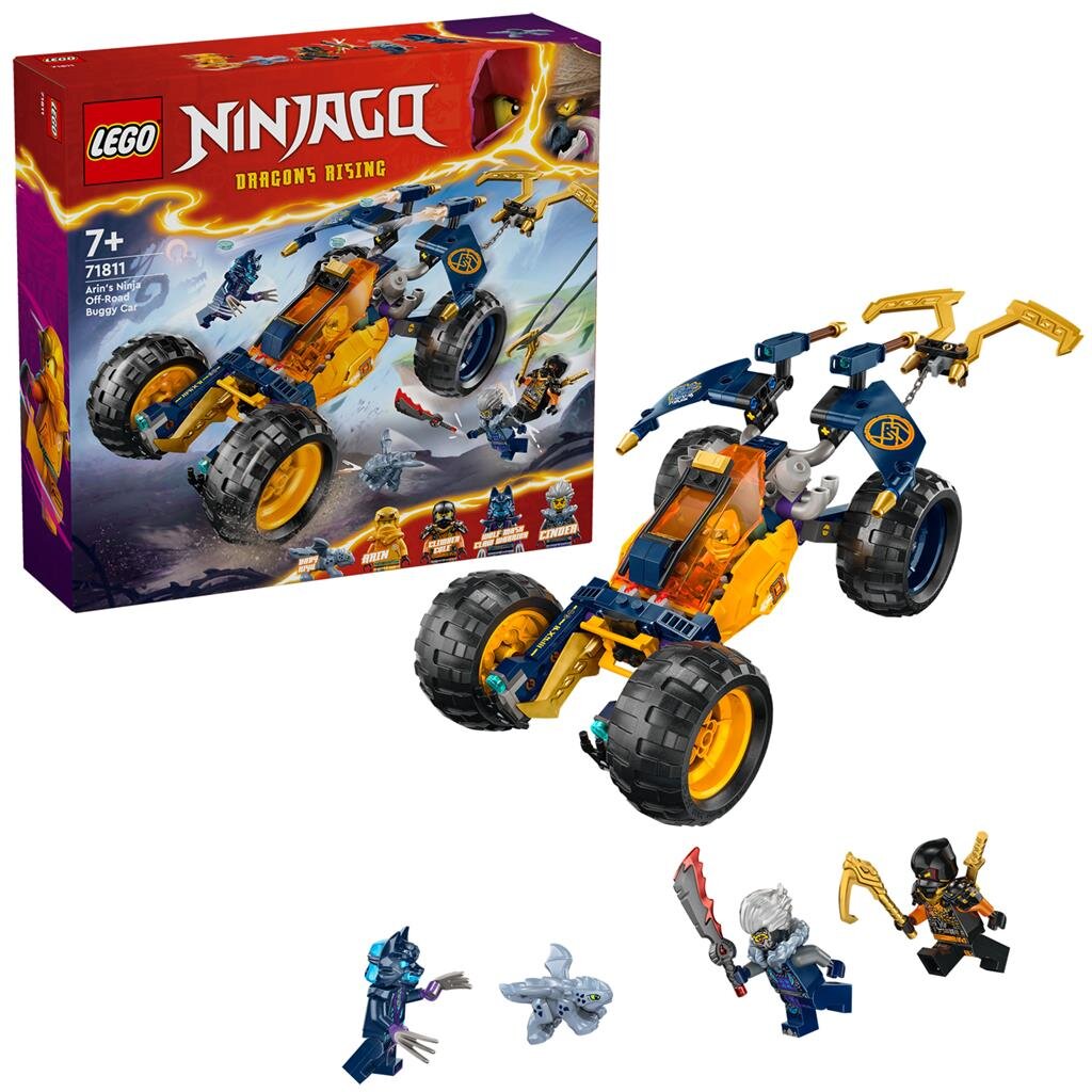 LEGO®_71811_Ninjago_Arins_Ninja-Geländebuggy, Spielzeug, Maschine, Rad