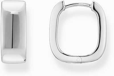 Thomas Sabo Ohrhänger Creolen Mit Eckiger Form Silber CR744-001-21 Griff
